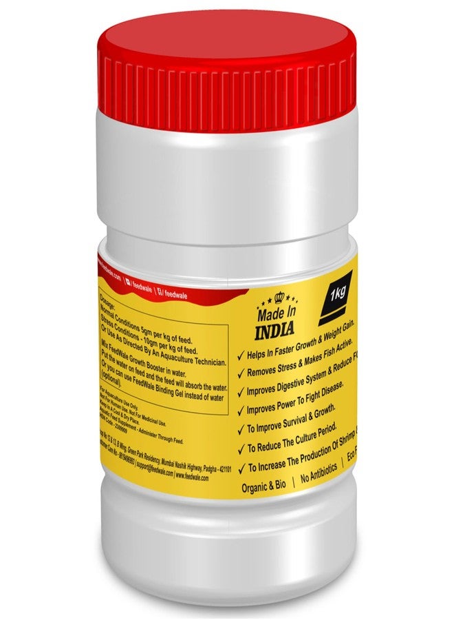 FeedWale Growth Booster 1Kg for Faster Growth of All Types of Fishes Supplement for Fish - Image 2